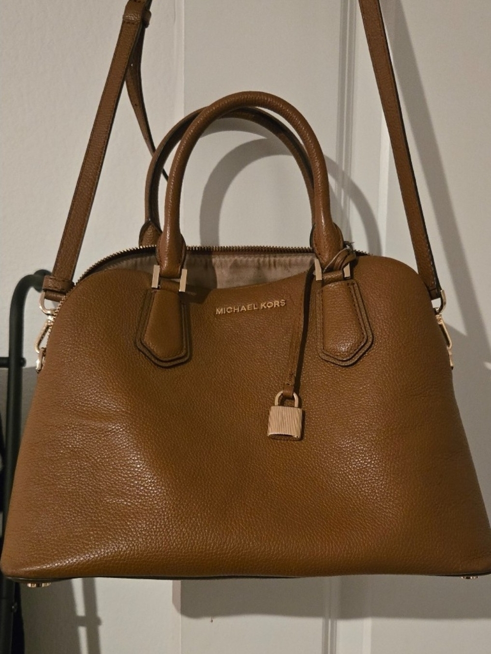 Michael Kors Satchel - Camel Brown